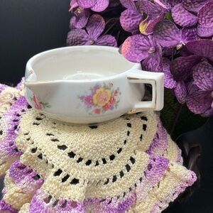 Antique Gold Trim German Creamer